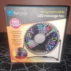 Fungear Programmable LED Message Fan